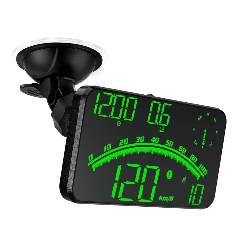 wiiiw Heads up Display for Cars Speedometer for Car, HUD Digital Speedometer for Car with Speed Alarm, Fatigue Driving Reminder, Upgraded 5.5" large-screen, Heads up Display Suitable for All Vehicles - Image 1